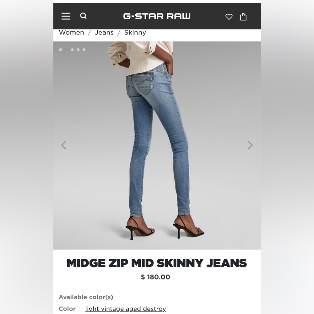 G-Raw jeans bought them in Germany a year ago.